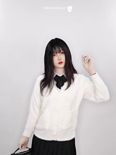 DMS|2025年新品Q05|晴面5普妆版|超值系列硅胶头套女装变装COS